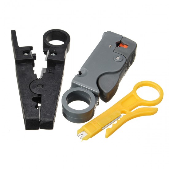 11pcs Network Combination PC Cable Wire Tester Crimping Cutter Punch Tools Kit Set 11pcs Network Combination PC Cable Wire Tester Crimping Cutter Punch Tools Kit Set