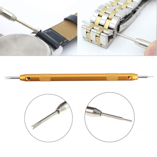 126Pcs Watch Repair Tools Kit Watchmaker Band Strap Pin Remover Back Cover Opener 126Pcs Watch Repair Tools Kit Watchmaker Band Strap Pin Remover Back Cover Opener