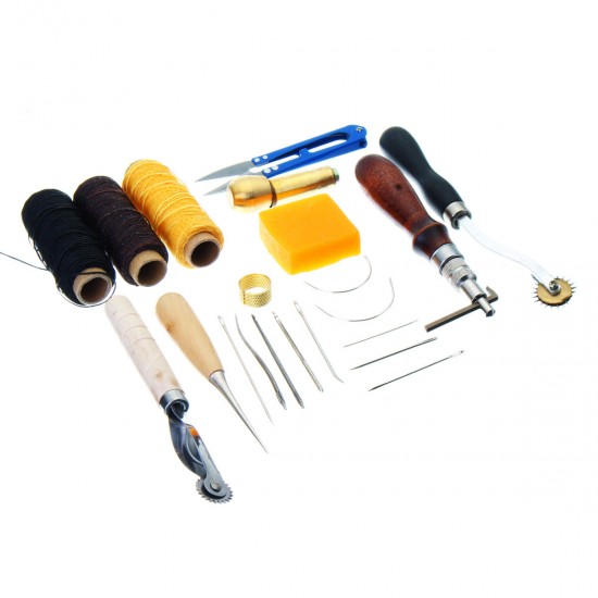 12Pcs Leather Craft Hand Stitching Sewing Tool Leather Hand Sewing Tool Set