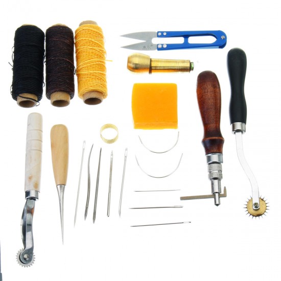 12Pcs Leather Craft Hand Stitching Sewing Tool Leather Hand Sewing Tool Set