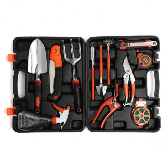 12Pcs Multifuntional Carbon Steel Household Garden Tools Set Kit Hardware Toolbox 12Pcs Multifuntional Carbon Steel Household Garden Tools Set Kit Hardware Toolbox
