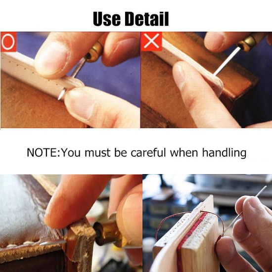 13Pcs Craft Hand Stitching Sewing Tools for Sewing Leather Stamping Tool Set 13Pcs Craft Hand Stitching Sewing Tools for Sewing Leather Stamping Tool Set