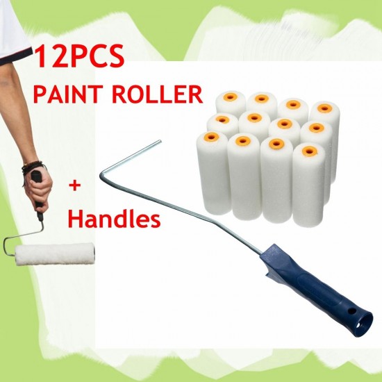13pcs Paint Rollers DIY Decorative Handle Brush Tool Kits