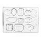 141Pcs DIY Silicone Resin Casting Molds Pendant Making Necklace Mould Hand Craft Tools Kit