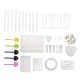141Pcs DIY Silicone Resin Casting Molds Pendant Making Necklace Mould Hand Craft Tools Kit 141Pcs DIY Silicone Resin Casting Molds Pendant Making Necklace Mould Hand Craft Tools Kit