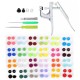 150Pcs/360Pcs Resin Plastic Buttons(15/24 Colors) + 1 Set Press Pliers 150Pcs/360Pcs Resin Plastic Buttons(15/24 Colors) + 1 Set Press Pliers