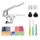 150Set Plastic Resin Press Studs Sewing Button Clothes Snap Fasteners+Plier Tools 150Set Plastic Resin Press Studs Sewing Button Clothes Snap Fasteners+Plier Tools