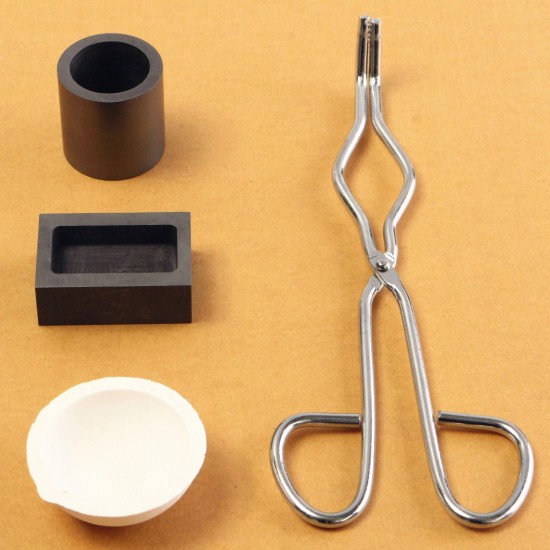 16OZ Gold Graphite Crucible Cup + Tongs + 1 Melting Bowl + Ingot Mold Casting Tools 16OZ Gold Graphite Crucible Cup + Tongs + 1 Melting Bowl + Ingot Mold Casting Tools