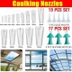 17/19 PCS Silicone Caulking Finisher Tool Scraper Set Nozzles Spatulas Filler 17/19 PCS Silicone Caulking Finisher Tool Scraper Set Nozzles Spatulas Filler