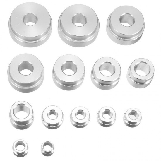 17pcs Aluminium Wheel Bearing Race Seal Drivers Bush Removal Tool Kit 17pcs Aluminium Wheel Bearing Race Seal Drivers Bush Removal Tool Kit
