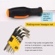 18 in 1 Auto Repair Tool Set Household Hand Tool Kit Screwdriver Scissors Hammer Wire Cutter Flashlight with Box