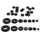 180pc Rubber Grommets Retaining Ring Set Blanking Hole Wiring Cable Gasket Kits Hardware Tools 180pc Rubber Grommets Retaining Ring Set Blanking Hole Wiring Cable Gasket Kits Hardware Tools