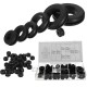 180pc Rubber Grommets Retaining Ring Set Blanking Hole Wiring Cable Gasket Kits Hardware Tools 180pc Rubber Grommets Retaining Ring Set Blanking Hole Wiring Cable Gasket Kits Hardware Tools