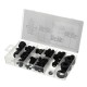 180pc Rubber Grommets Retaining Ring Set Blanking Hole Wiring Cable Gasket Kits Hardware Tools 180pc Rubber Grommets Retaining Ring Set Blanking Hole Wiring Cable Gasket Kits Hardware Tools
