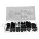 180pc Rubber Grommets Retaining Ring Set Blanking Hole Wiring Cable Gasket Kits Hardware Tools