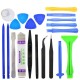 20 in 1 Professional Repairing Opening Tools Tweezers Pry Spudger Tool Kit for iPhone 4s 5s 6s iPad Samsung Surface Tablet