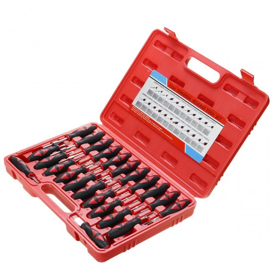 23PCS Universal Terminal Release Tools Set Harness Connector Remover Tool 23PCS Universal Terminal Release Tools Set Harness Connector Remover Tool