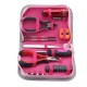 23Pcs Tools Kit Box Pink Women Ladies Girls Female Hand Tools Pliers Portable 23Pcs Tools Kit Box Pink Women Ladies Girls Female Hand Tools Pliers Portable
