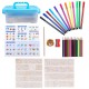 24/36/60x Color Painting Tools Kit Painting Template Graffiti Kid Handmade Wooden Toy 24/36/60x Color Painting Tools Kit Painting Template Graffiti Kid Handmade Wooden Toy