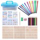 24/36/60x Color Painting Tools Kit Painting Template Graffiti Kid Handmade Wooden Toy 24/36/60x Color Painting Tools Kit Painting Template Graffiti Kid Handmade Wooden Toy