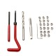 25 Piece Helicoil Thread Repair Recoil Insert Tools Kit M6 x 1.0 x 8.0mm 25 Piece Helicoil Thread Repair Recoil Insert Tools Kit M6 x 1.0 x 8.0mm