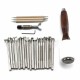 25PCS Manual Leather Craft Stamping Carved Wooden Hammer Embossing Tools Kit Set 25PCS Manual Leather Craft Stamping Carved Wooden Hammer Embossing Tools Kit Set