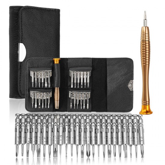 28 in 1 Precision Torx Screwdriver Wallet Repair Tool Set Multi-function Tool For iPhone Laptop