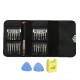 28 in 1 Precision Torx Screwdriver Wallet Repair Tool Set Multi-function Tool For iPhone Laptop