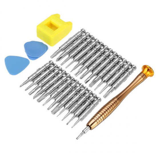 28 in 1 Precision Torx Screwdriver Wallet Repair Tool Set Multi-function Tool For iPhone Laptop