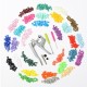 30 Colors 300 Sets KAM Snaps T5 Snap Starter Plastic Popper Fastener Plier
