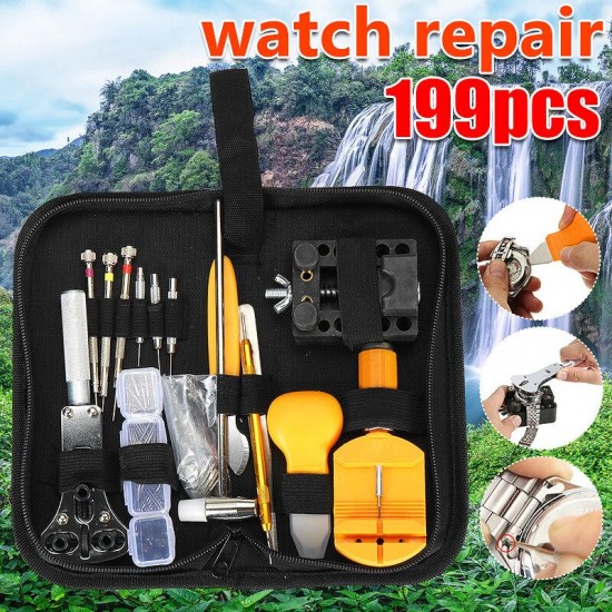 30/35/199Pcs Watch Repair Tool Kit Band Strap Cover Remover Opener Screwdriver 30/35/199Pcs Watch Repair Tool Kit Band Strap Cover Remover Opener Screwdriver