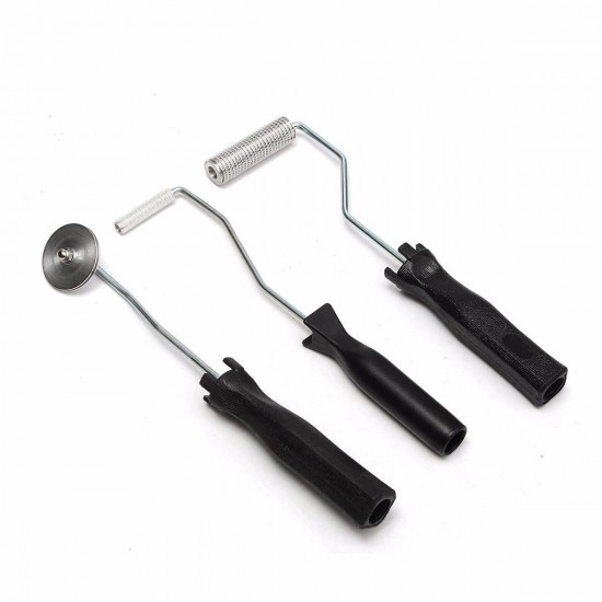 3Pcs Aluminum Fiber Glass Bubble Laminating Roller Tool Kit 3Pcs Aluminum Fiber Glass Bubble Laminating Roller Tool Kit