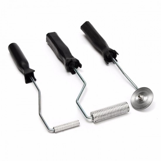 3Pcs Aluminum Fiber Glass Bubble Laminating Roller Tool Kit 3Pcs Aluminum Fiber Glass Bubble Laminating Roller Tool Kit