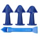 3Pcs Multi-function Glue Glue Nozzle Scraper Sealant Finish Clean Remover Tool 3Pcs Multi-function Glue Glue Nozzle Scraper Sealant Finish Clean Remover Tool