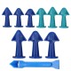 3Pcs Multi-function Glue Glue Nozzle Scraper Sealant Finish Clean Remover Tool 3Pcs Multi-function Glue Glue Nozzle Scraper Sealant Finish Clean Remover Tool