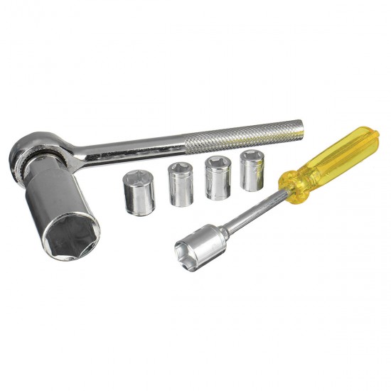 40Pcs Car Repair Tool Set Wrench Combo Spanner Tools Kit Chrome Vanadium Steel