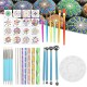 40Pcs Mandala Dotting Tools Set Kit Painting Rocks Stone Art Pen Paint Stencil Tools Kit 40Pcs Mandala Dotting Tools Set Kit Painting Rocks Stone Art Pen Paint Stencil Tools Kit