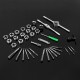 40Pcs Metric Tap Wrench and Die Pro Set M3-M12 Nut Bolt Alloy Metal Hand Tools