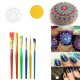 42PCS/Set Mandala Dotting Tools Rock Painting Kit Dot Art Rock Pen Paint Stencil