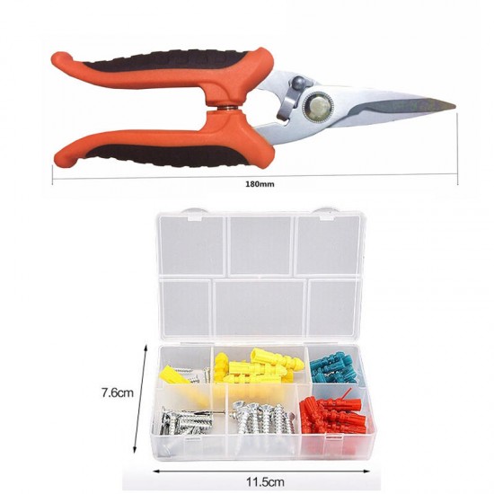 45Pcs Household Combination Kit Gift Set Hardware Toolbox Wide Application Hand Tool General Household Tools Kit