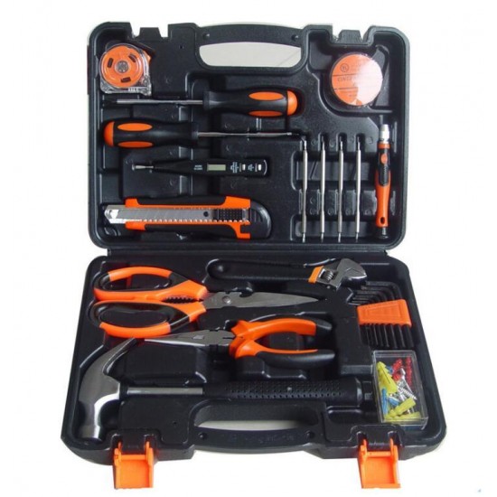 45Pcs Household Combination Kit Gift Set Hardware Toolbox Wide Application Hand Tool General Household Tools Kit