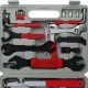 46Pcs Bicycle Repair Tool Set Mountain Bike Crank Freewheel Chain Remover Kits