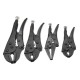 4pcs Locking Pliers Set Steel Heavy Duty Serrated Mole Grips Wrench Kit Tool Box