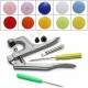 500 Sets Snap Press Plier Plastic Resin Stud Button Fastener Setter Tool Kit 500 Sets Snap Press Plier Plastic Resin Stud Button Fastener Setter Tool Kit