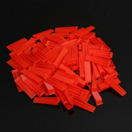 500Pcs Clips+200Pcs Wedges Tile Leveling System Spacer+Pliers