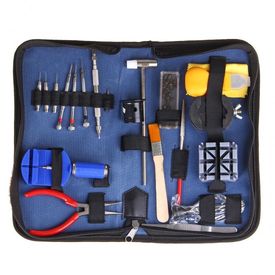 501Pcs Watch Repair Tool Kit Set Band Strap Link Remover Back Opener Tool Set