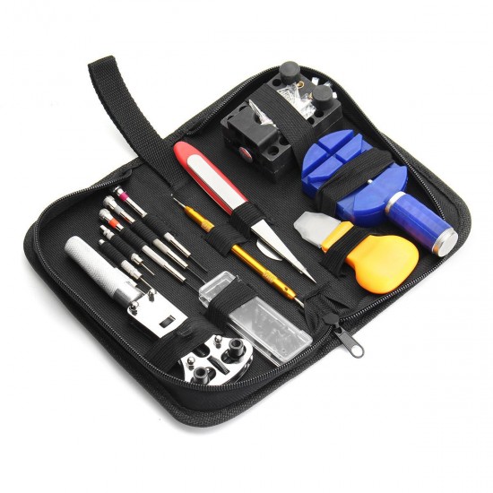 504Pcs Watch Repair Tools Kit Back Case Band Strap Opener Link Remover Spring Bar