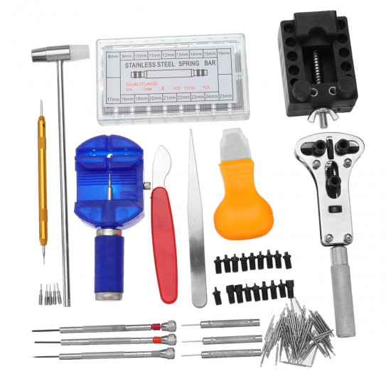 506Pcs Horologe Watchmaker Watch Link Pin Remover Case Opener Repair Tool Kit 506Pcs Horologe Watchmaker Watch Link Pin Remover Case Opener Repair Tool Kit