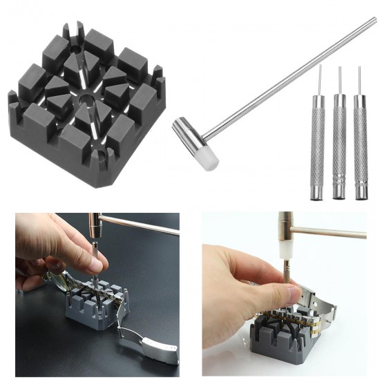 506Pcs Horologe Watchmaker Watch Link Pin Remover Case Opener Repair Tool Kit 506Pcs Horologe Watchmaker Watch Link Pin Remover Case Opener Repair Tool Kit