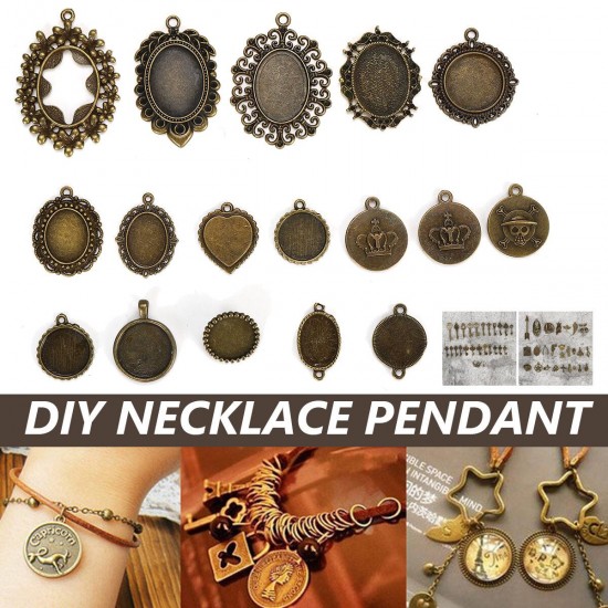 50g/Pack Vintage Pendant DIY Jewellery Making For Necklace Keychain Handcraft 50g/Pack Vintage Pendant DIY Jewellery Making For Necklace Keychain Handcraft